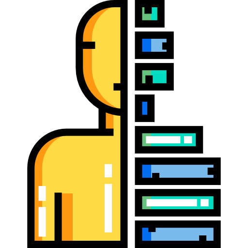 Analytics Detailed Straight Lineal color icon