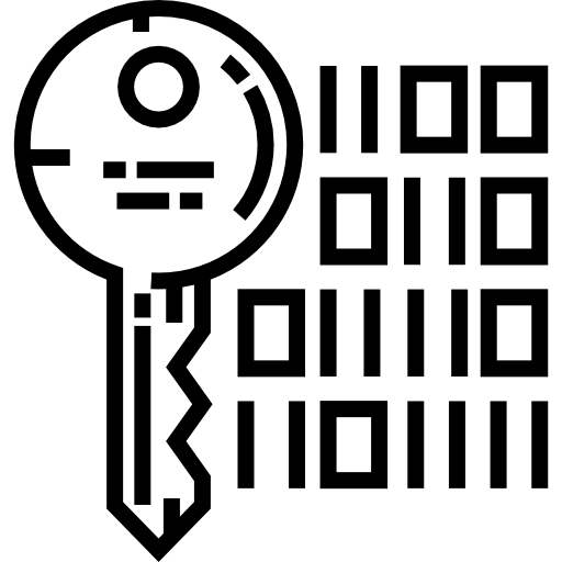 file crittografato Detailed Straight Lineal icona