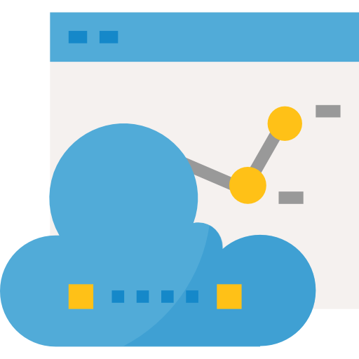 cloud computing Nhor Phai Flat Icône