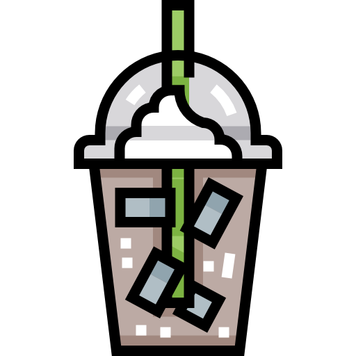 mrożona kawa Detailed Straight Lineal color ikona