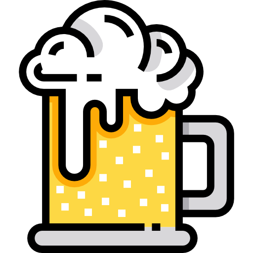 Beer Detailed Straight Lineal color icon