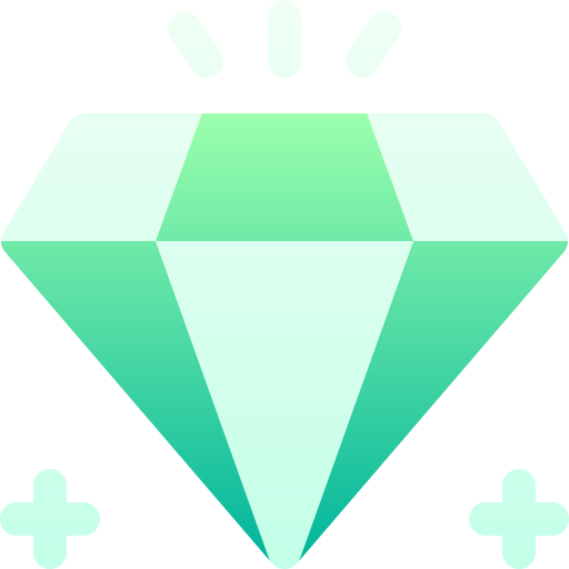 다이아몬드 Basic Gradient Gradient icon