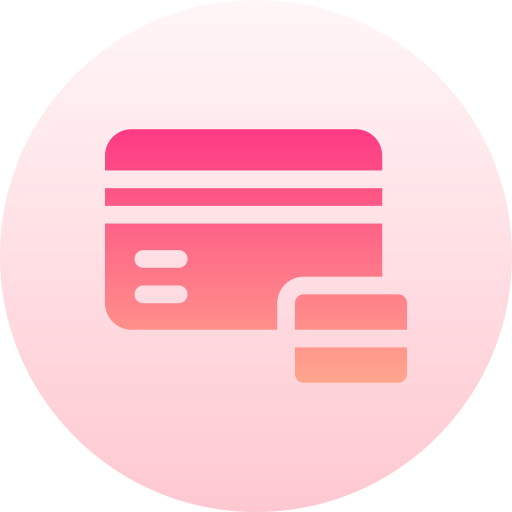 지불 방법 Basic Gradient Circular icon