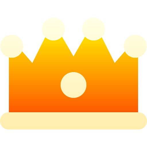 Crown Basic Gradient Gradient icon