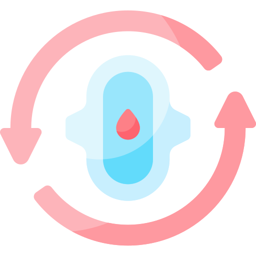 ciclo mestruale Special Flat icona