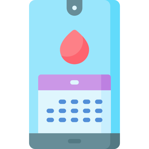 Menstrual app Special Flat icon