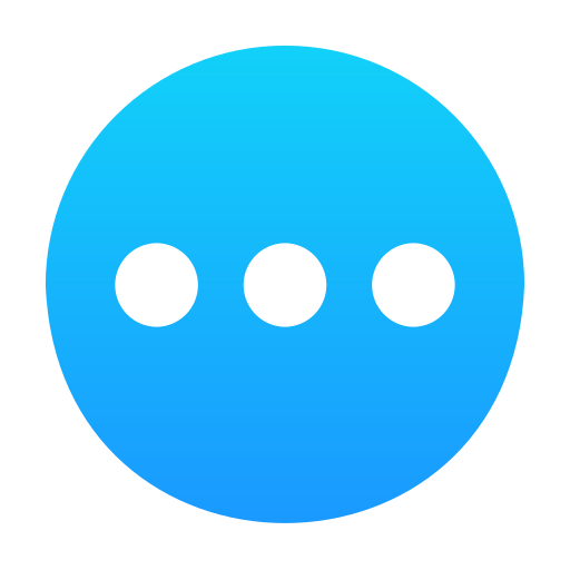 Three dots Generic Flat Gradient icon