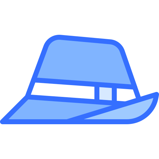 hut Coloring Blue icon