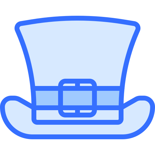 Hat Coloring Blue icon