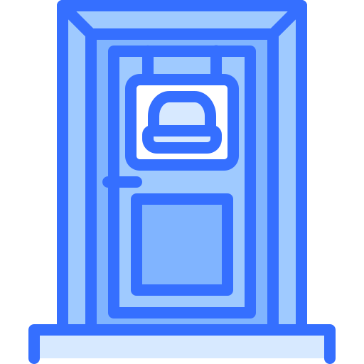 ドア Coloring Blue icon