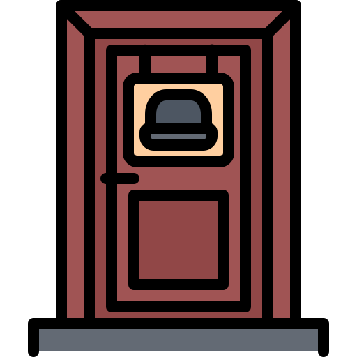 puerta Coloring Color icono