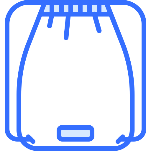 Backpack Coloring Blue icon