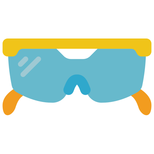 Óculos de segurança Basic Miscellany Flat Ícone
