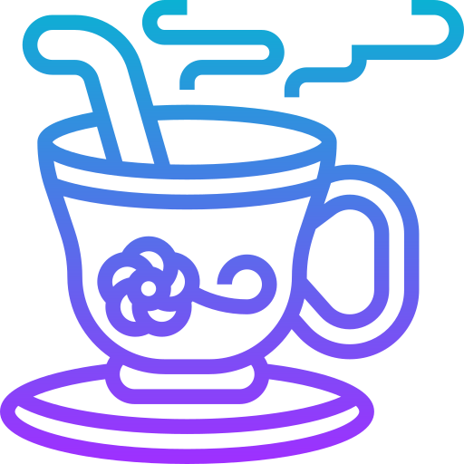 Tea cup Meticulous Gradient icon
