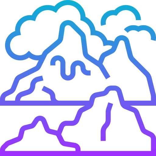Mountains Meticulous Gradient icon
