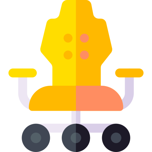 gaming stoel Basic Rounded Flat icoon