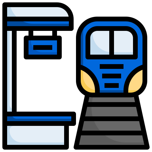 Rail Generic Outline Color icon