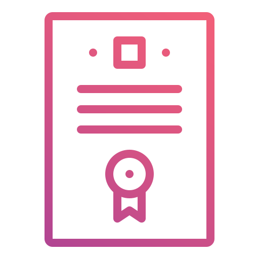 Contract Generic Gradient icon