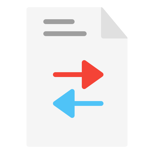 File transfer Generic Flat icon
