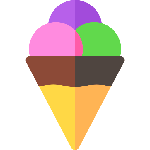 Ice cream Basic Rounded Flat icon