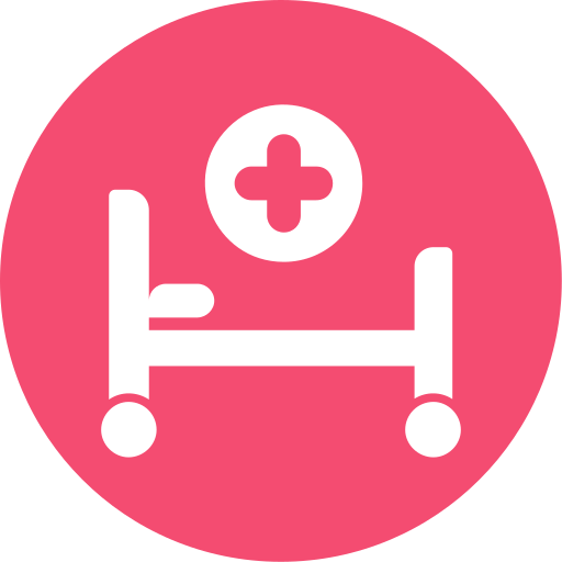 Hospital bed Generic Mixed icon