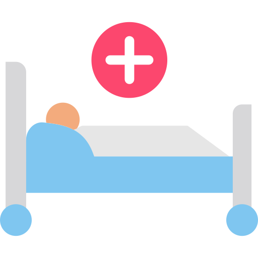 cama de hospital Generic Flat icono