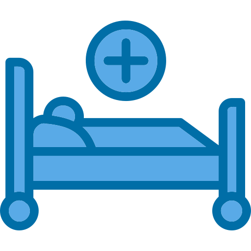 cama de hospital Generic Blue icono