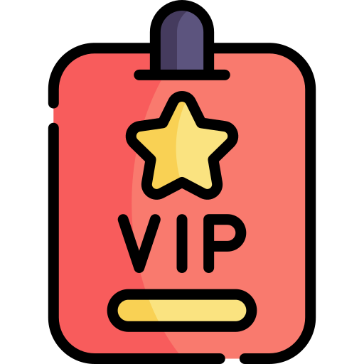 Vip pass Kawaii Lineal color icon