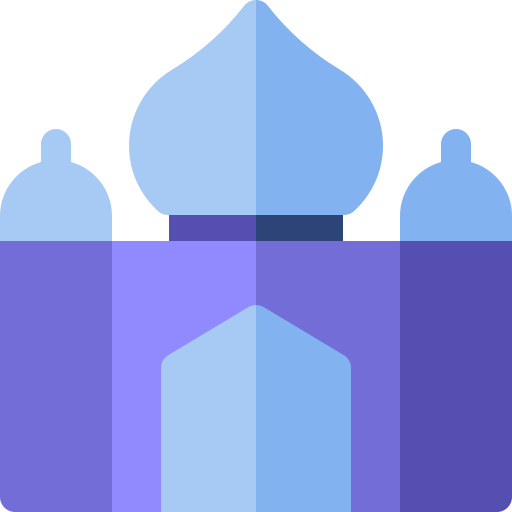 Mosque Basic Rounded Flat icon