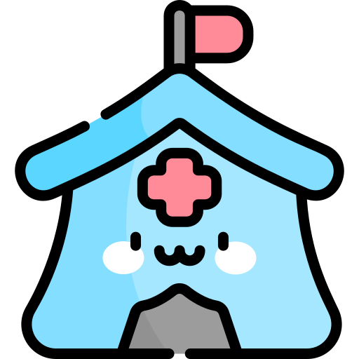 Shelter Kawaii Lineal color icon