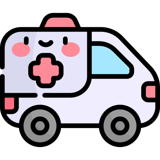 ambulanz Kawaii Lineal color icon