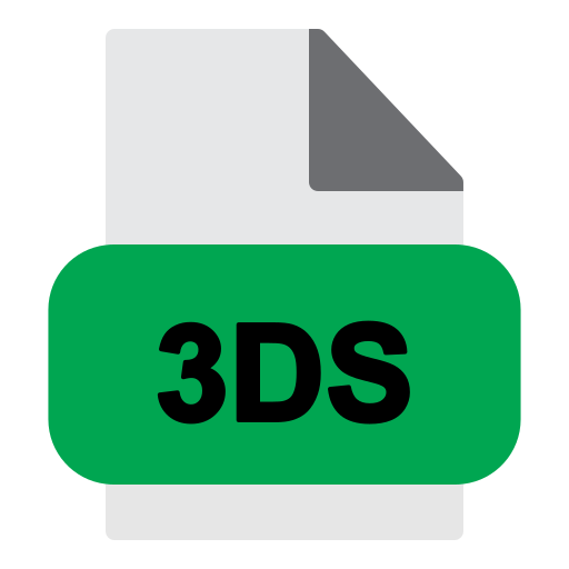 archivo 3ds Generic Flat icono