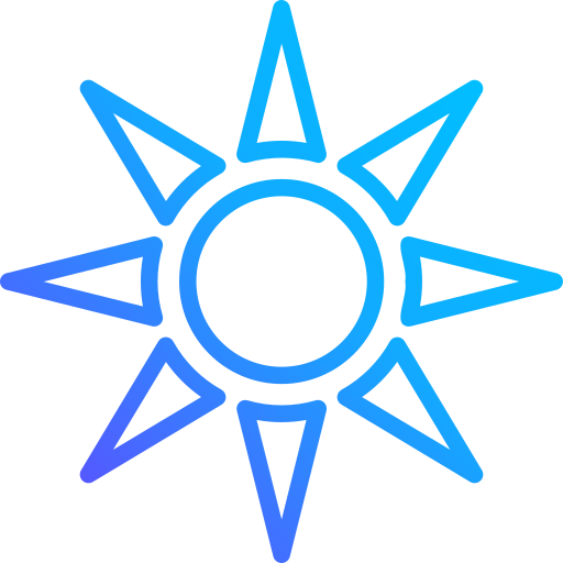 luz del sol Generic Gradient icono