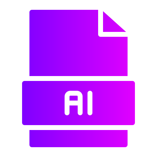 ai-format Generic Flat Gradient icon