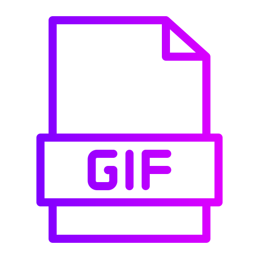gif Generic Gradient Icône