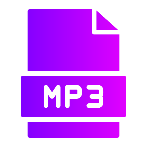 mp3 Generic Flat Gradient icono