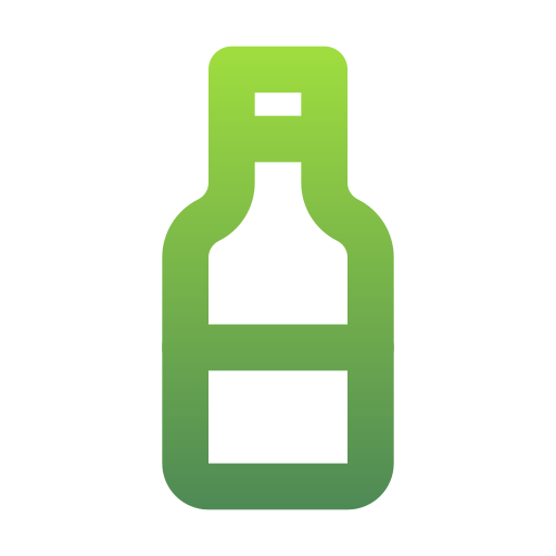 butelka wody Generic Gradient ikona