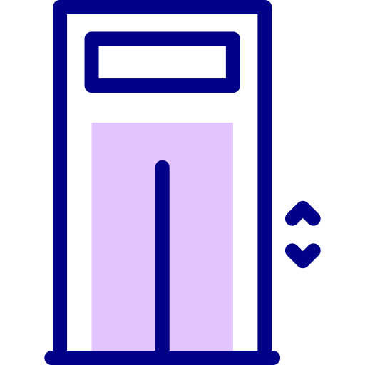 aufzug Detailed Mixed Lineal color icon