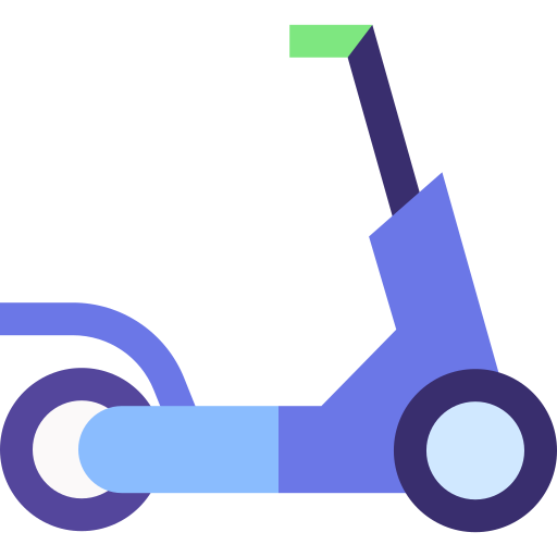 scooter electrico Basic Straight Flat icono