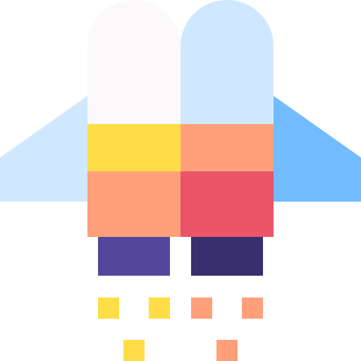 Jetpack Basic Straight Flat icon