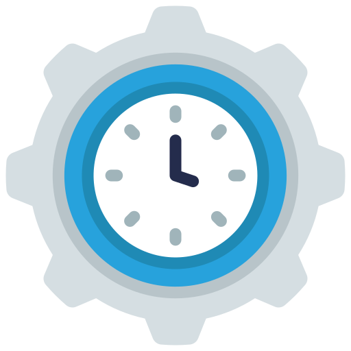 Time management Juicy Fish Flat icon