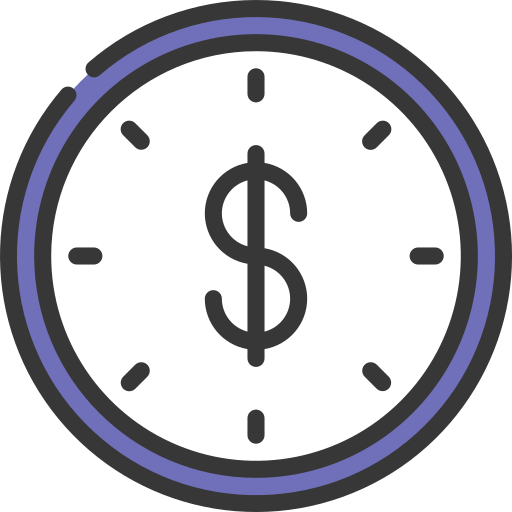 Time is money Juicy Fish Soft-fill icon