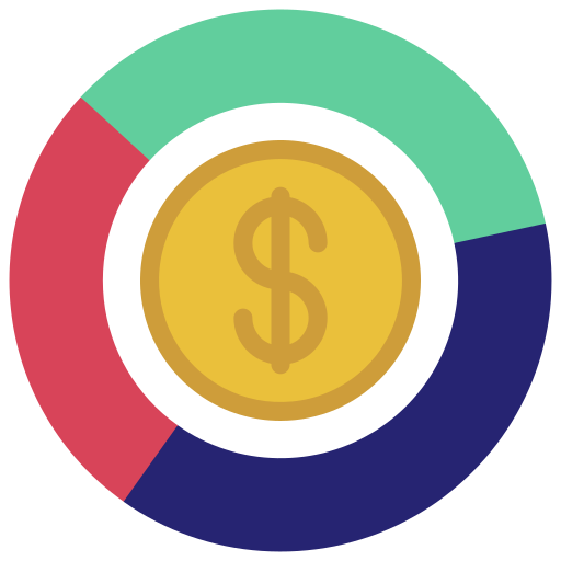 Financial report Juicy Fish Flat icon