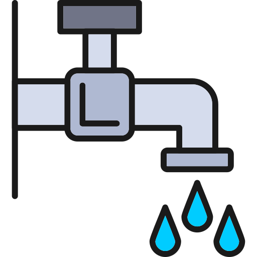 grifo de agua Generic Outline Color icono
