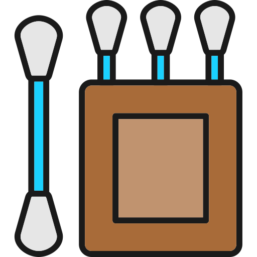 綿棒 Generic Outline Color icon