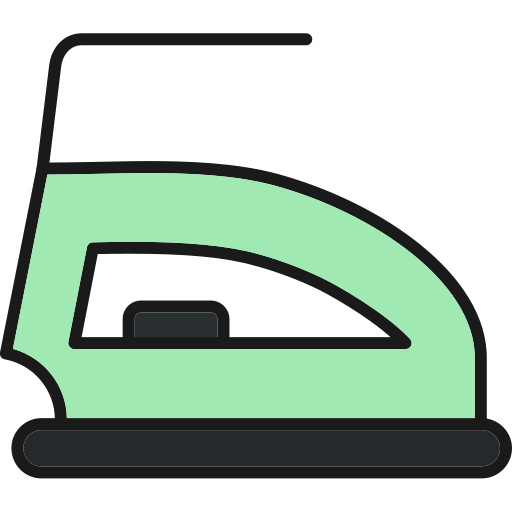 Electric iron Generic Outline Color icon