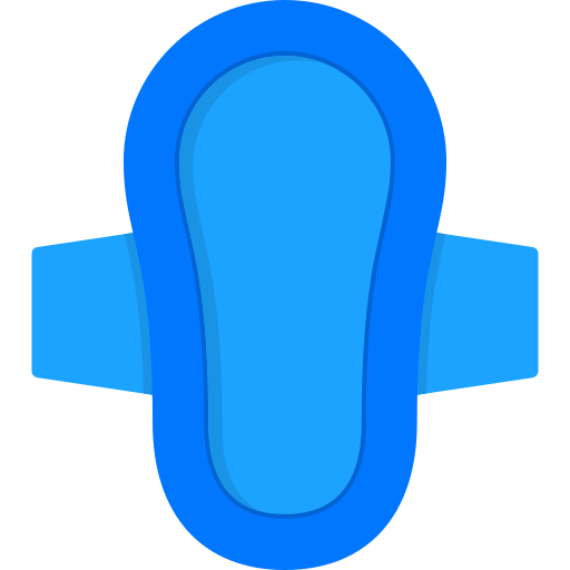 toalla sanitaria Generic Flat icono