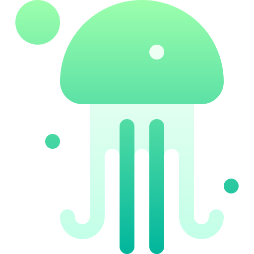 Jellyfish Basic Gradient Gradient icon