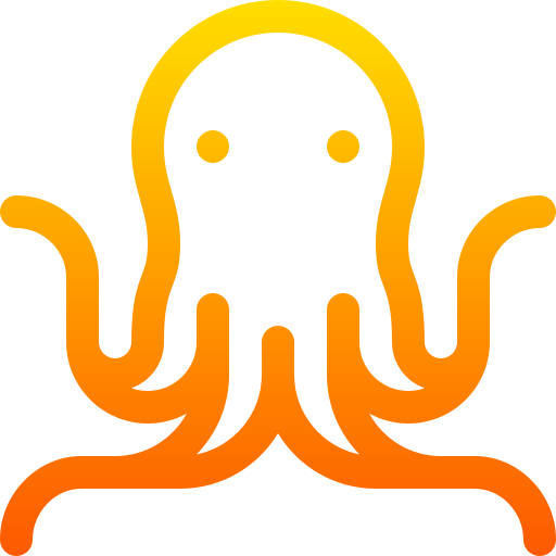 Octopus Basic Gradient Lineal color icon