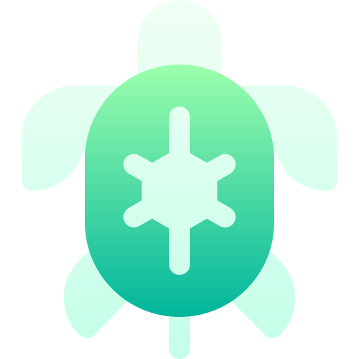 tartaruga Basic Gradient Gradient icona